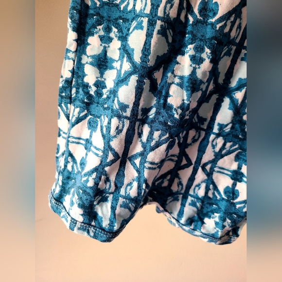 Shibori  shortie romper 💙🩵🤍 - Picture 2 of 6